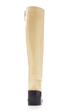 Jil Sander Abrasivato Leather Knee Boots 8 Jil Sander Abrasivato Leather Knee Boots -Lady Fashion Store jil sander neutral abrasivato goat leather knee boot 2