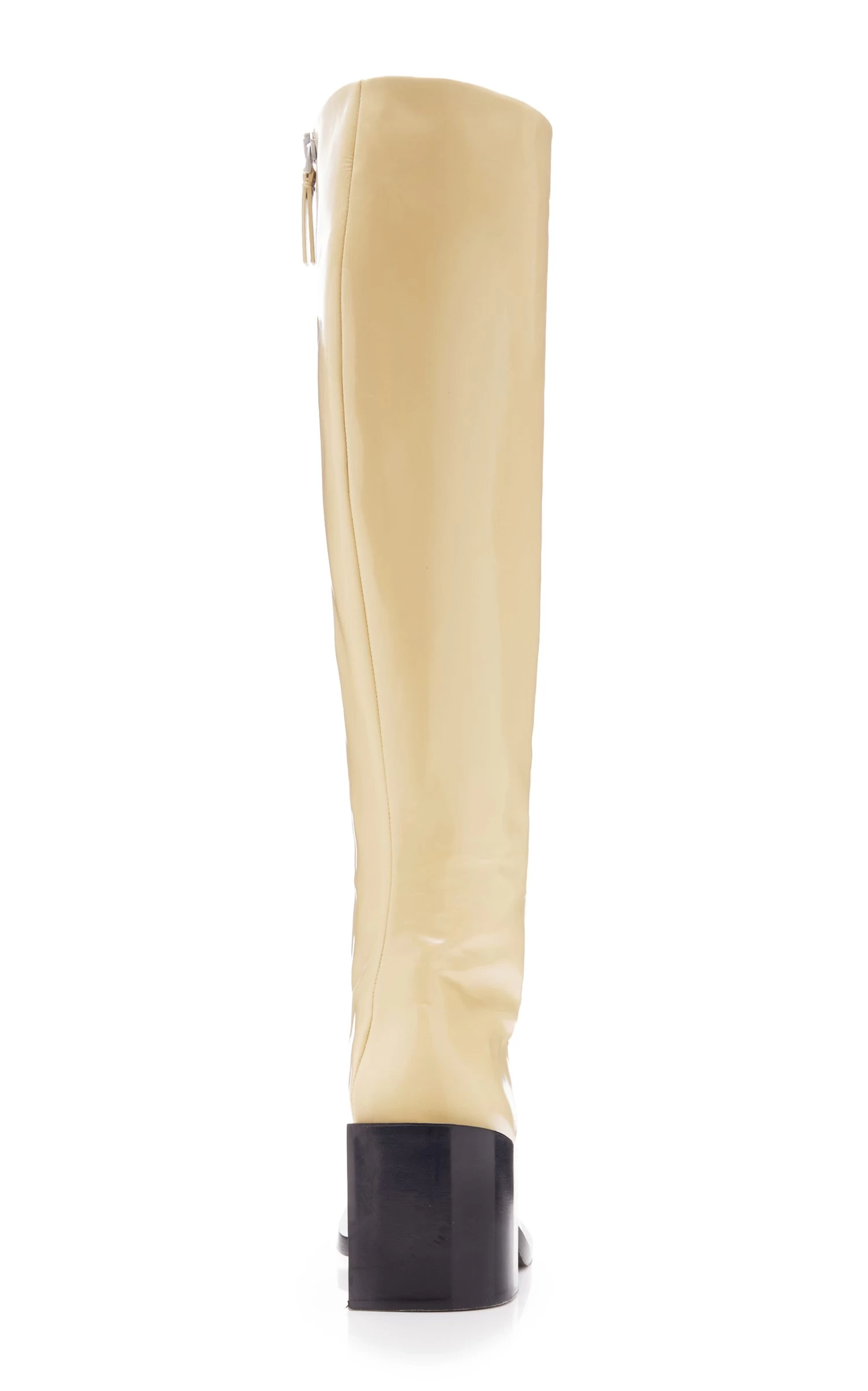 Jil Sander Abrasivato Leather Knee Boots 5 Jil Sander Abrasivato Leather Knee Boots - Image 3