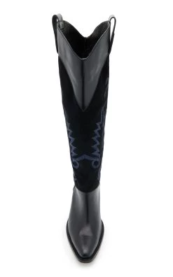 JOHANNA ORTIZ Edge Of The World Leather Boots -Lady Fashion Store johanna ortiz black edge of the world leather boots 2