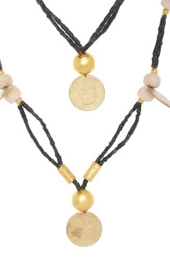 JOHANNA ORTIZ Metalurgia Inca Necklace -Lady Fashion Store johanna ortiz black metalurgia inca necklace 4