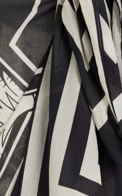 JOHANNA ORTIZ Organic Cotton Pareo -Lady Fashion Store johanna ortiz black pareo 3