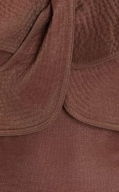 JOHANNA ORTIZ Golden Beaches Ruffled One-Piece Swimsuit -Lady Fashion Store johanna ortiz brown golden beaches ruffled one piece swimsuit 6