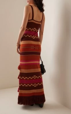 JOHANNA ORTIZ Under The Tropics Pima-Cotton Midi Dress -Lady Fashion Store johanna ortiz multi bedouin under the tropics cotton midi dress 2