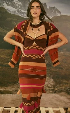 JOHANNA ORTIZ Under The Tropics Pima-Cotton Midi Dress -Lady Fashion Store johanna ortiz multi bedouin under the tropics cotton midi dress 5