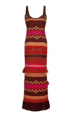 JOHANNA ORTIZ Under The Tropics Pima-Cotton Midi Dress -Lady Fashion Store johanna ortiz multi bedouin under the tropics cotton midi dress 7