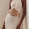 JOHANNA ORTIZ Bold & Intricate Tie Belt -Lady Fashion Store johanna ortiz neutral bold intricate belt