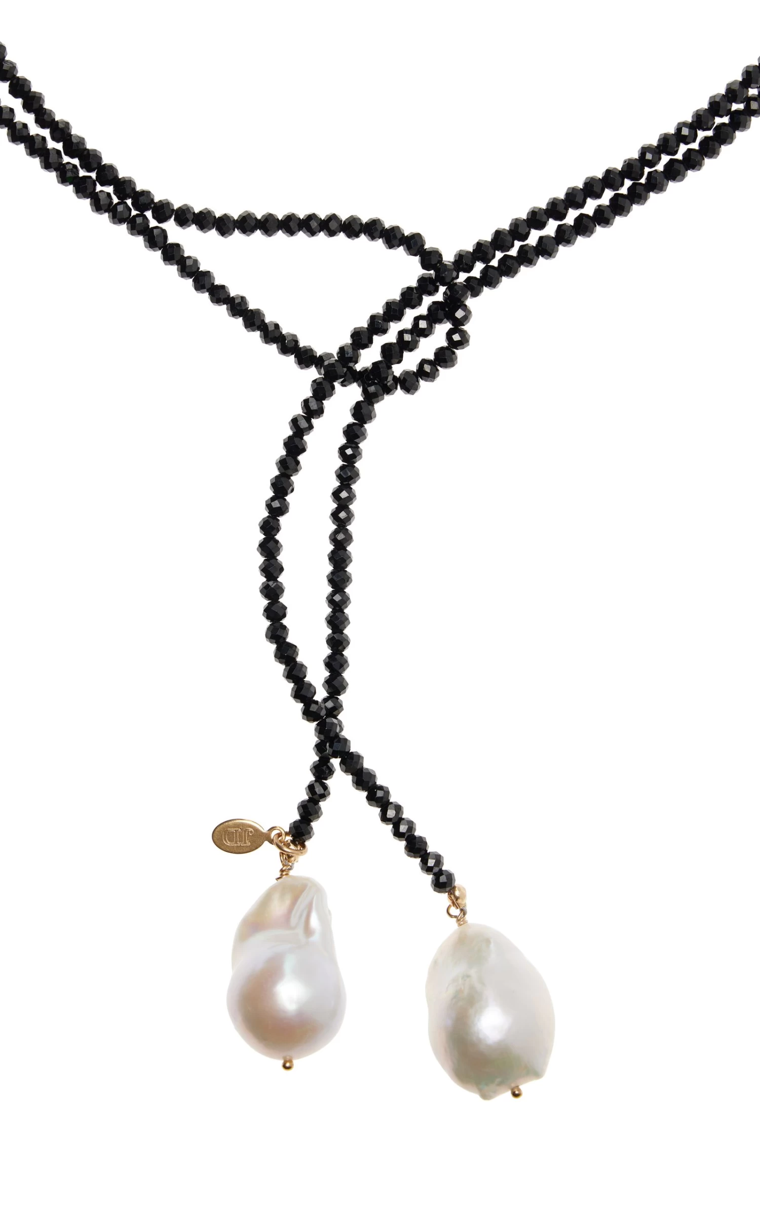 Spinel And Pearl Lariat Necklace 4 Spinel And Pearl Lariat Necklace - Image 2