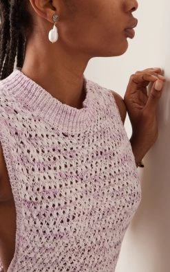 18K Yellow Gold Diamond, Pearl Earrings