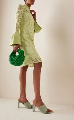 Asia Crystal-Embellished Sandals -Lady Fashion Store jonathan simkhai blue asia crystal sandals 1