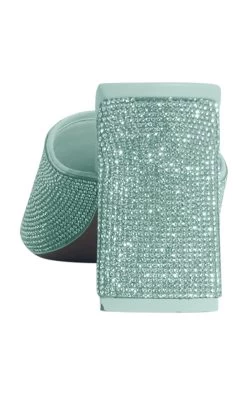 Asia Crystal-Embellished Sandals -Lady Fashion Store jonathan simkhai blue asia crystal sandals 4