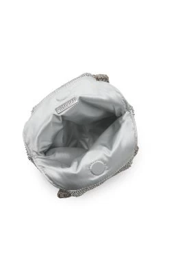 Myla Frame Market Crystal Tote -Lady Fashion Store jonathan simkhai silver myla frame market crystal tote 3