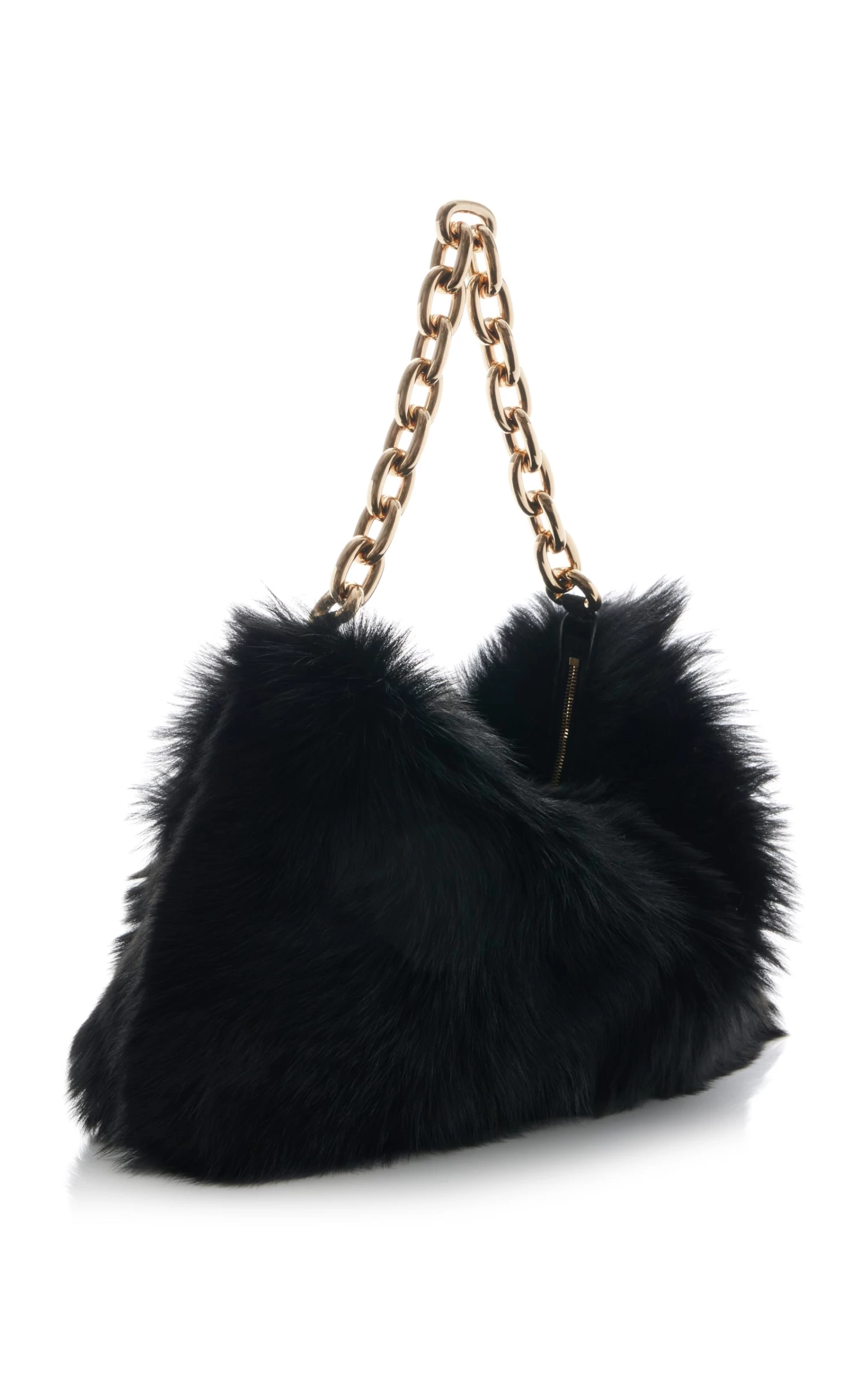 Clara Shearling Chain Shoulder Bag 4 Clara Shearling Chain Shoulder Bag - Image 2