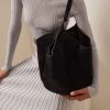 Lotus Medium Suede Bag