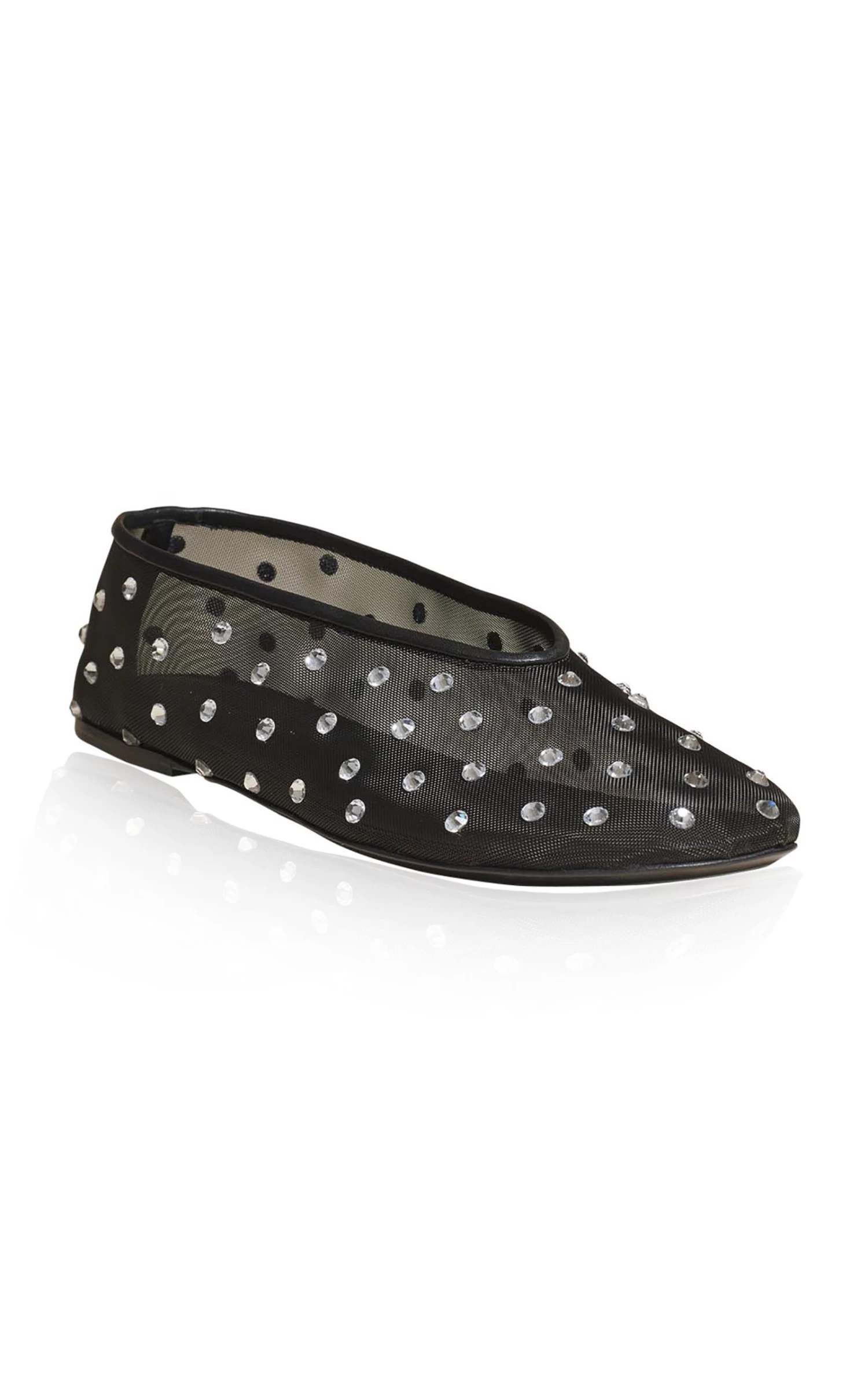 Marcy Crystal-Embellished Mesh Flats 6 Marcy Crystal-Embellished Mesh Flats - Image 4