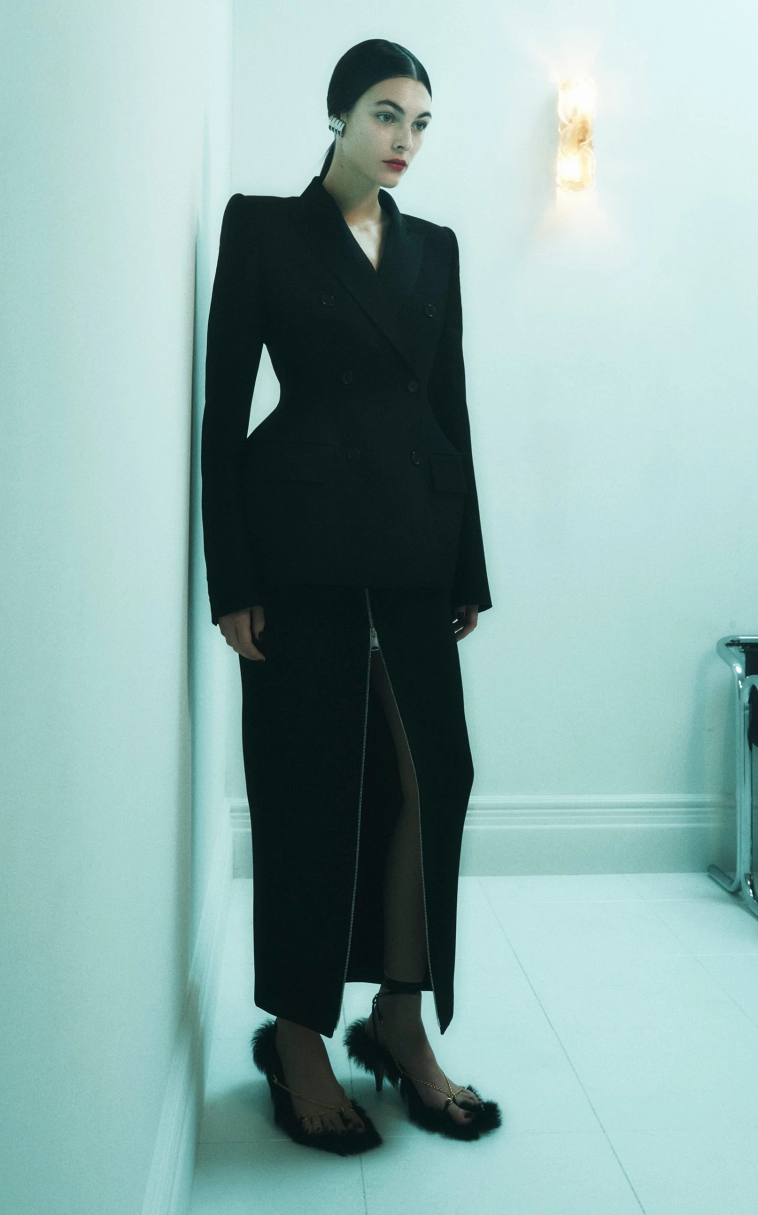 Marion Chain Shearling Sandals 3 Marion Chain Shearling Sandals