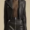 Nuellen Leather Biker Jacket