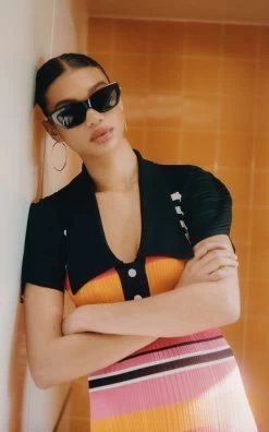 Concept 3 Cat-Eye Acetate Sunglasses