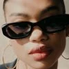 Ore Square-Frame Acetate Sunglasses 2 Ore Square-Frame Acetate Sunglasses -Lady Fashion Store kimeze black ore 2