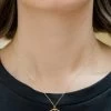 Face It 18K Yellow Gold Pendant Necklace