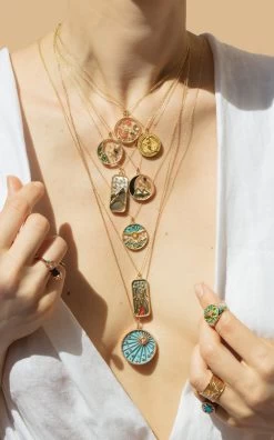 Elements Of Love 18K Yellow Gold Fire Pendant Necklace