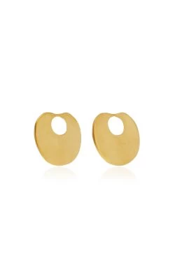 Buna 24K Gold-Plated Earrings -Lady Fashion Store la cano gold buna earrings 2