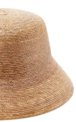 Inca Raffia Bucket Hat -Lady Fashion Store lack of color neutral inca bucket palma 2