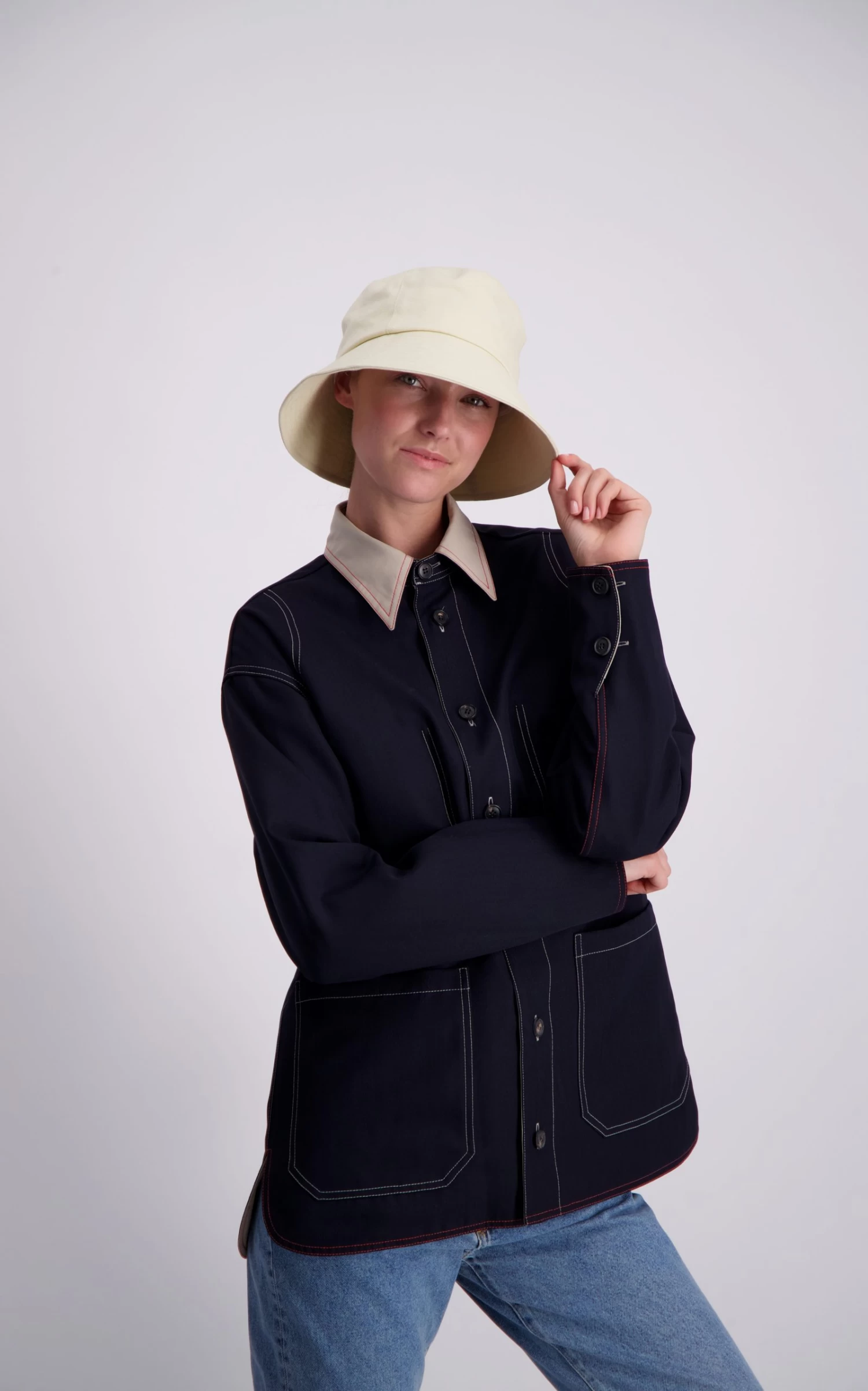 Wave Cotton-Canvas Bucket Hat 4 Wave Cotton-Canvas Bucket Hat - Image 2