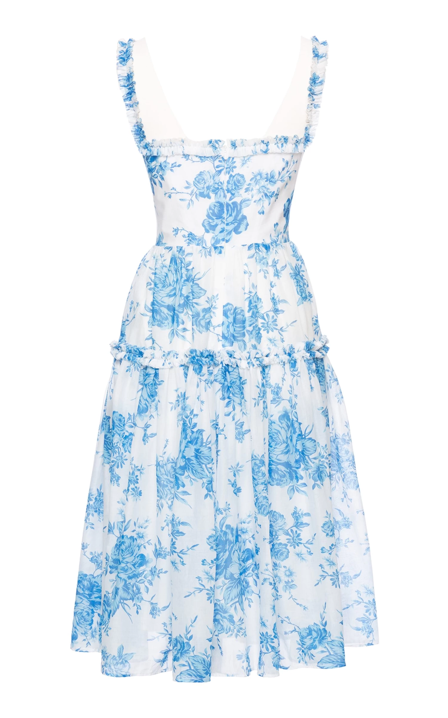 Ragazza Tiered Corset Cotton Midi Dress 4 Ragazza Tiered Corset Cotton Midi Dress - Image 2