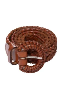 Frederica Leather Belt -Lady Fashion Store lena hoschek brown frederica leather belt 2