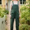 Greenhouse Stretch-Cotton Overalls -Lady Fashion Store lena hoschek green greenhouse stretch cotton overalls