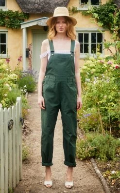 Greenhouse Stretch-Cotton Overalls