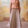 Maeve Pleated Cotton Maxi Skirt 2 Maeve Pleated Cotton Maxi Skirt -Lady Fashion Store lena hoschek taupe maeve pleated cotton maxi skirt