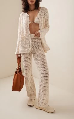 Lucy Crochet Cotton Pants