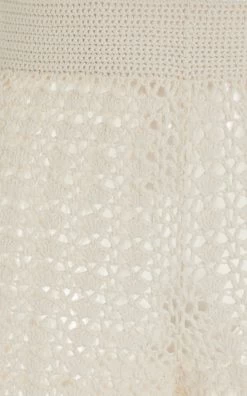 Lucy Crochet Cotton Pants 9 Lucy Crochet Cotton Pants -Lady Fashion Store leset white lucy crochet cotton pants 3