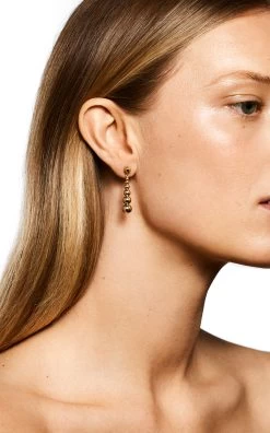 The Rebecca 18k Gold-Plated Earrings