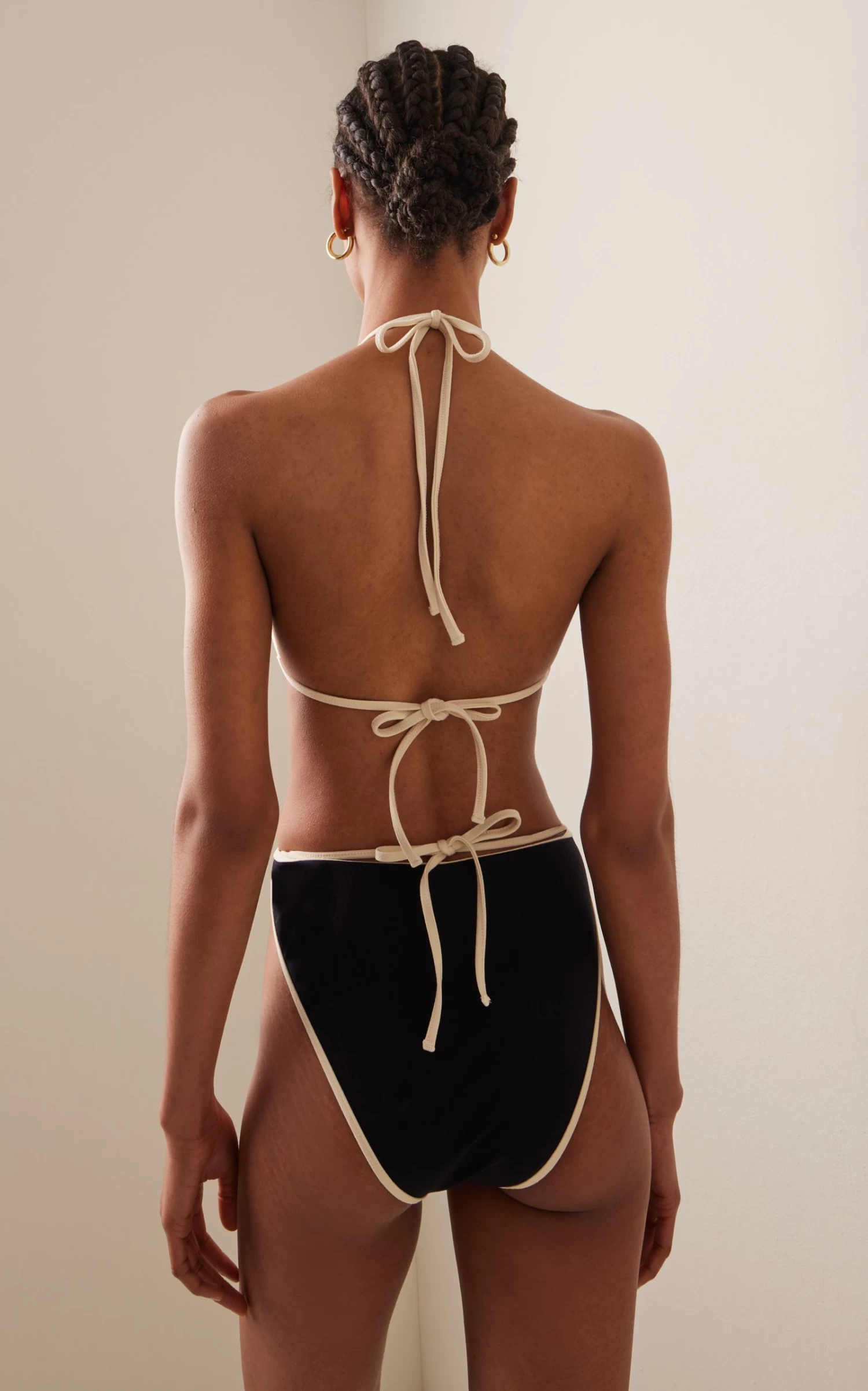 Piping-Detailed Halter Bikini 4 Piping-Detailed Halter Bikini - Image 2