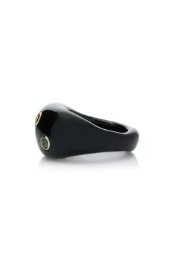 Monument Onyx Ring -Lady Fashion Store lizzie fortunato black monument onyx ring 3