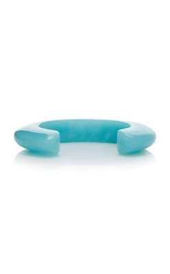 Ridge Acrylic Cuff Bracelet 13 Ridge Acrylic Cuff Bracelet -Lady Fashion Store lizzie fortunato blue ridge cuff 5