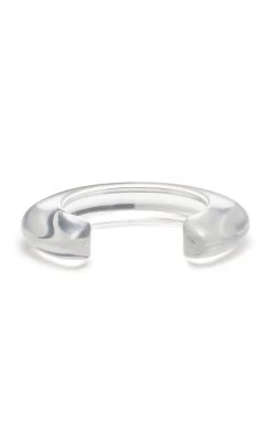 Ridge Resin Cuff Bracelet -Lady Fashion Store lizzie fortunato clear ridge resin ear cuff 5