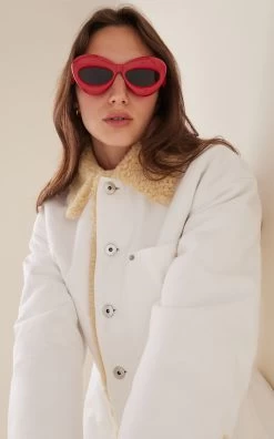 Loewe Oversized Cat-Eye Acetate Sunglasses