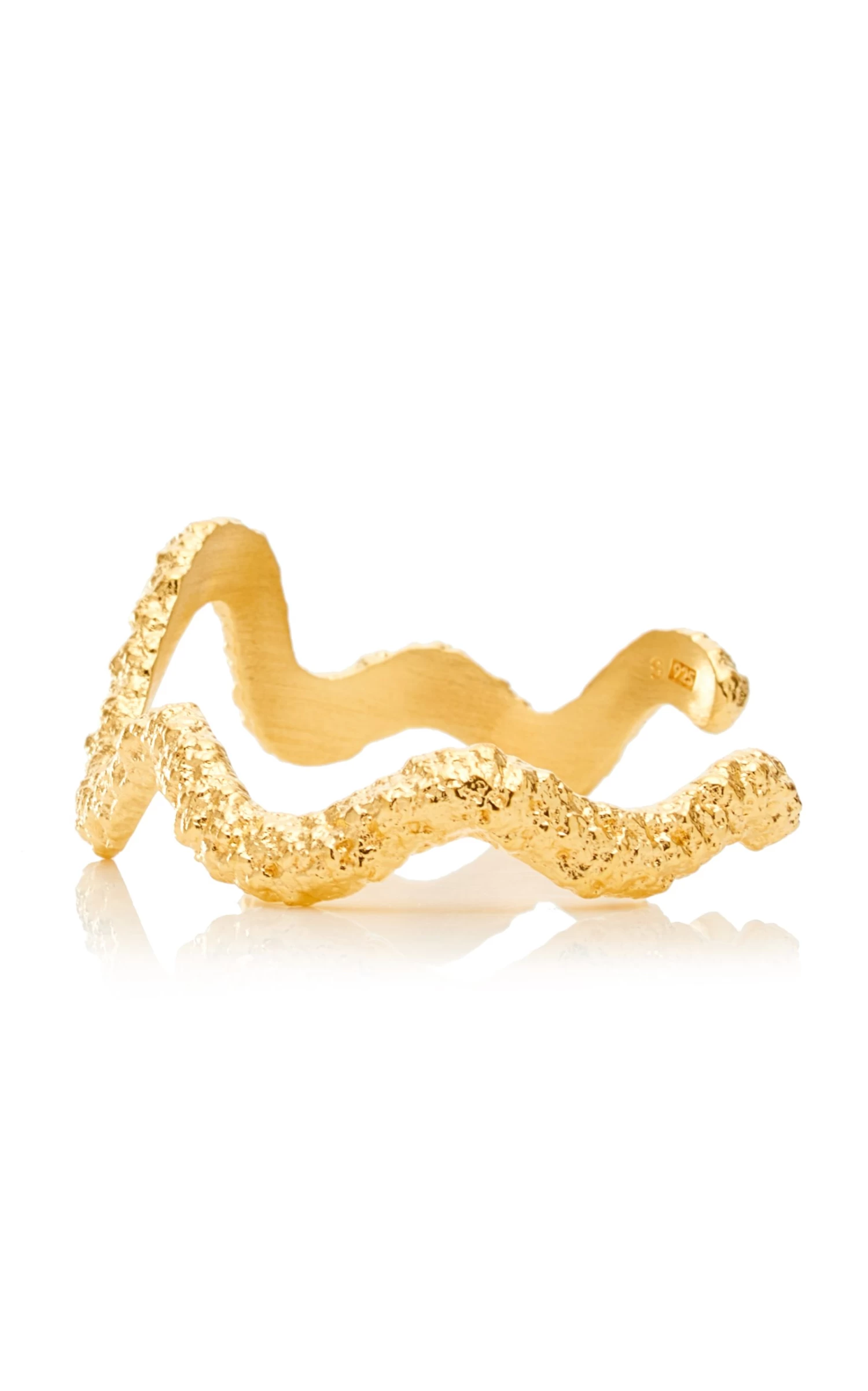 Ventilo 18K Gold Vermeil Cuff 5 Ventilo 18K Gold Vermeil Cuff - Image 3