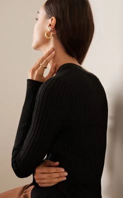 Aurea Polished Sterling Silver Ear Cuff