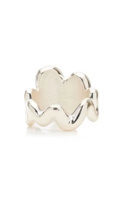 Crepito Sterling Silver Ring 8 Crepito Sterling Silver Ring -Lady Fashion Store louis abel silver crepito ring silver 3