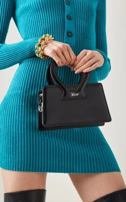 Ana Leather Top Handle Bag 13 Ana Leather Top Handle Bag -Lady Fashion Store luar black anna bag 2