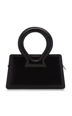 Ana Leather Top Handle Bag 17 Ana Leather Top Handle Bag -Lady Fashion Store luar black anna bag 6