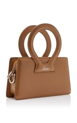 Small Ana Leather Top Handle Bag -Lady Fashion Store luar neutral small ana tres leches 2