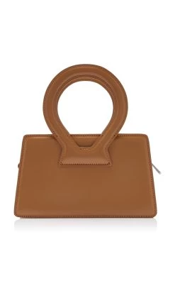 Small Ana Leather Top Handle Bag -Lady Fashion Store luar neutral small ana tres leches 3