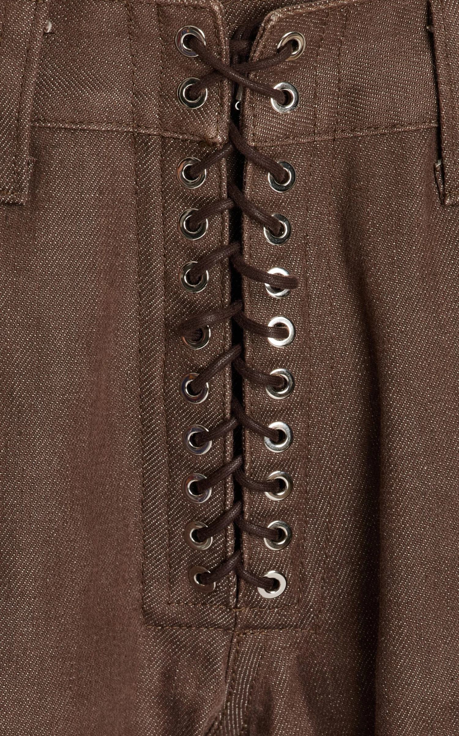 Lace-Up Rigid High-Rise Slim-Leg Jeans 6 Lace-Up Rigid High-Rise Slim-Leg Jeans - Image 4