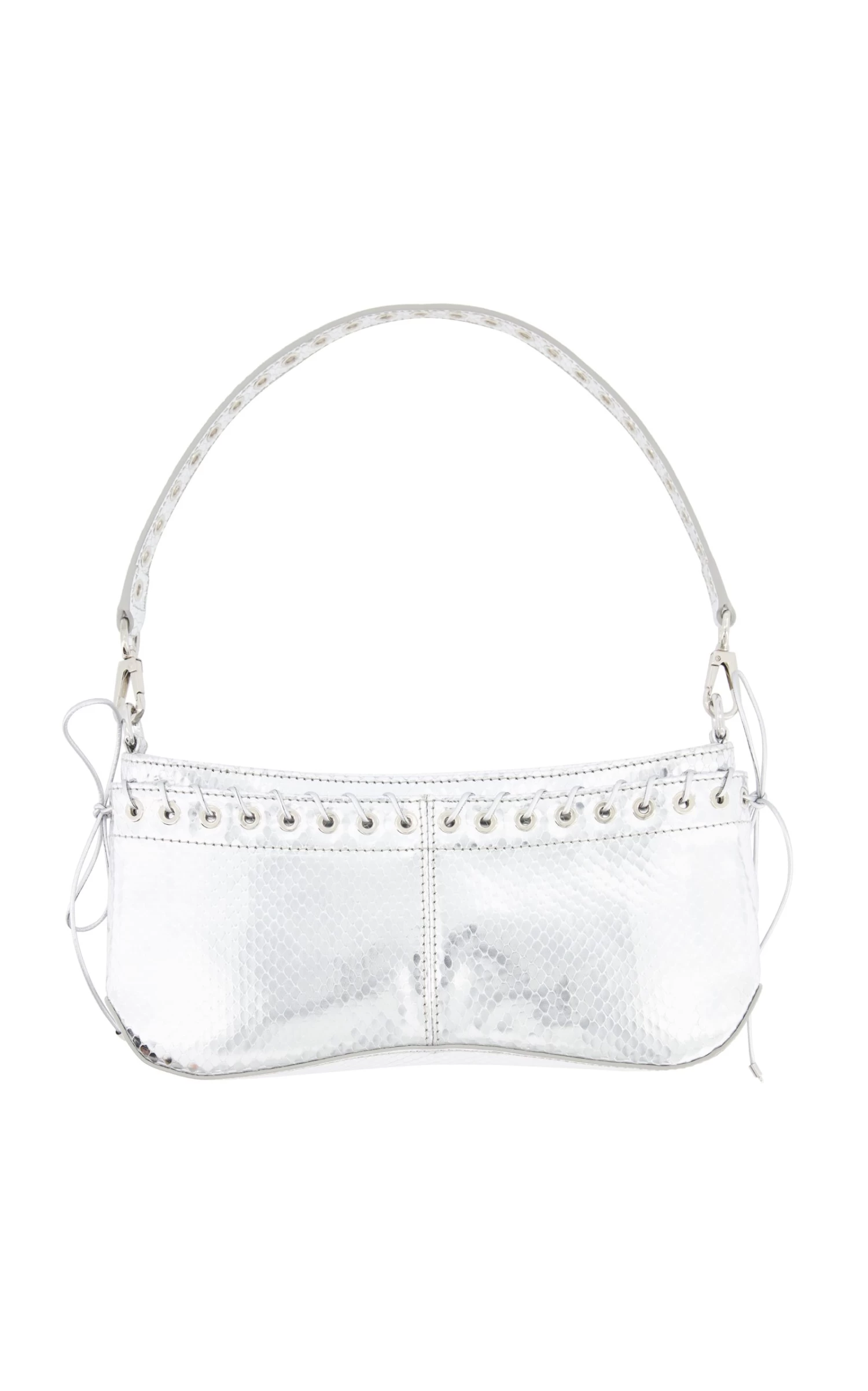 Cleavage Metallic Python Embossed Leather Bag 5 Cleavage Metallic Python Embossed Leather Bag - Image 3