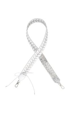 Cleavage Metallic Python Embossed Leather Bag 9 Cleavage Metallic Python Embossed Leather Bag -Lady Fashion Store ludovic de saint sernin silver cleavage metallic python embossed leather bag 3